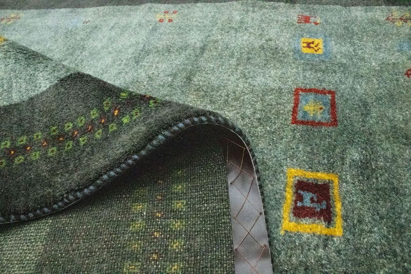 Gabbeh Rug - Perser - 195 x 142 cm - grey