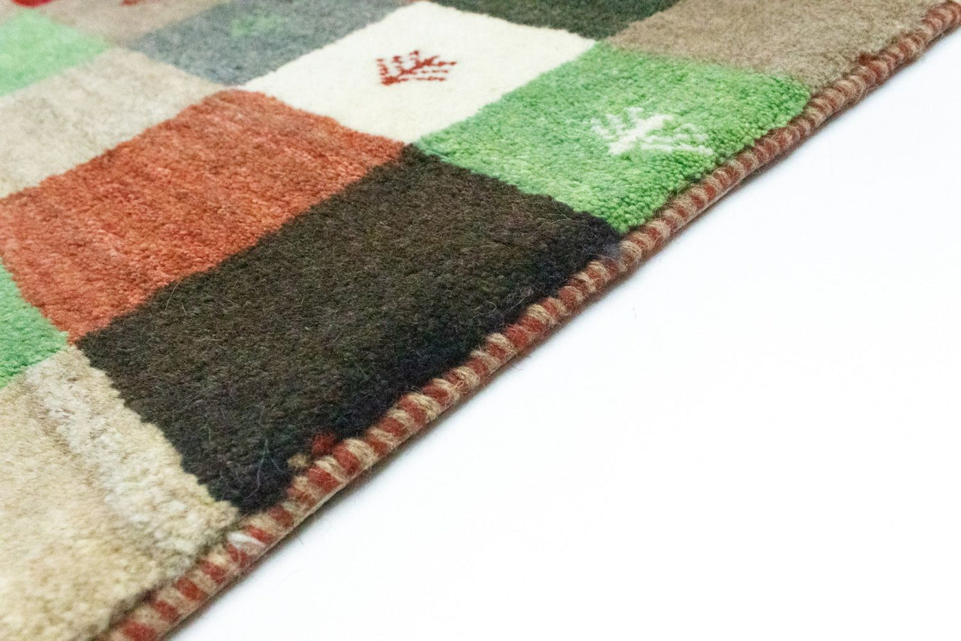 Persian Gabbeh Rug 134x100cm - Perserteppich Wollteppich