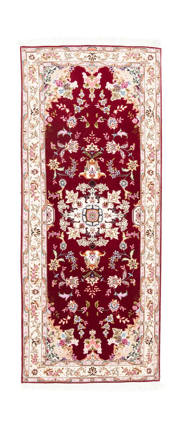 Runner Perser Rug - Tabriz - Royal - 200 x 83 cm - red