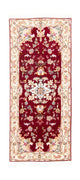 Runner Perser Rug - Tabriz - Royal - 202 x 81 cm - red