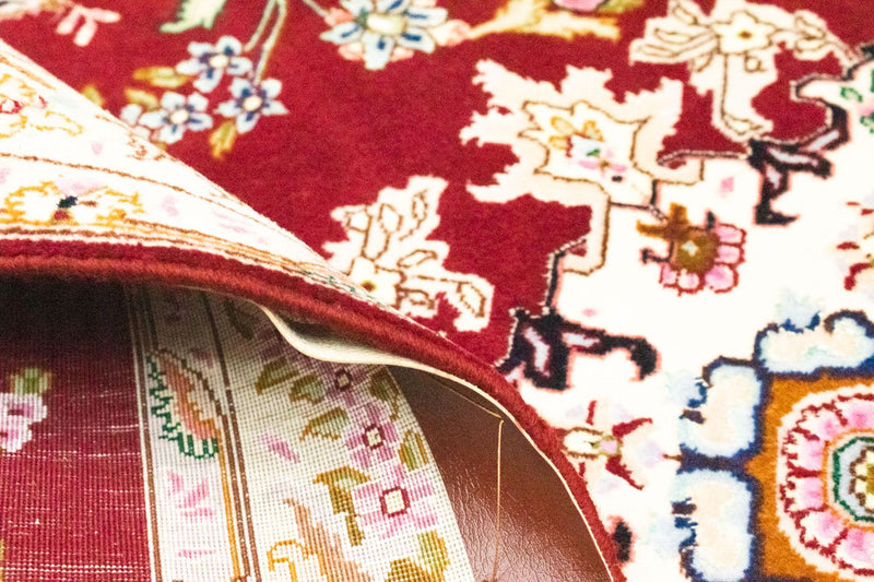 Runner Perser Rug - Tabriz - Royal - 202 x 81 cm - red