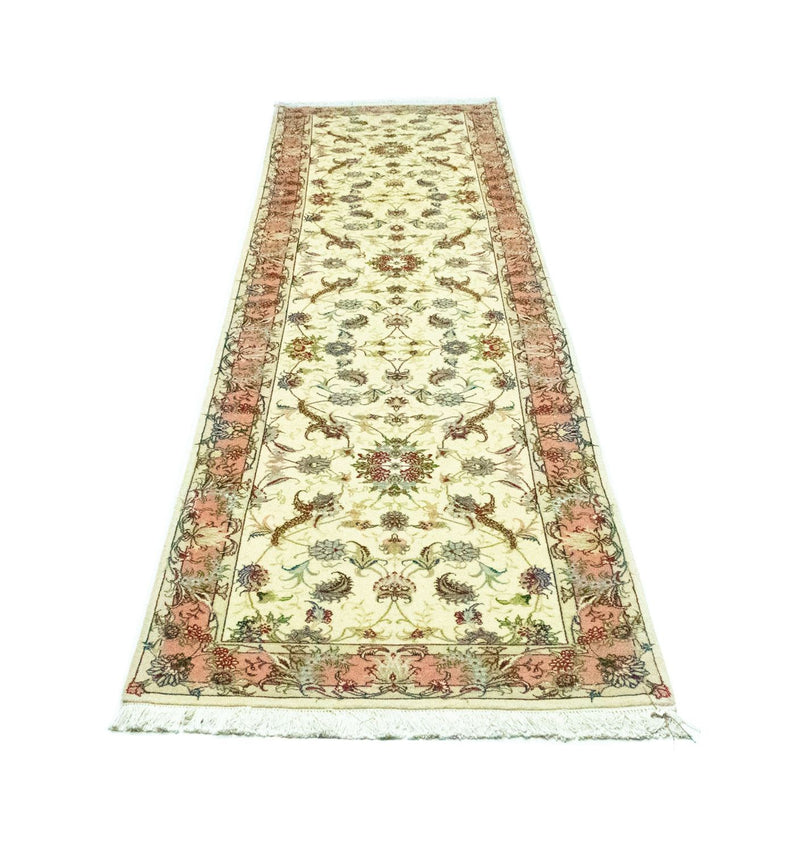 Runner Perser Rug - Tabriz - Royal - 317 x 78 cm - beige