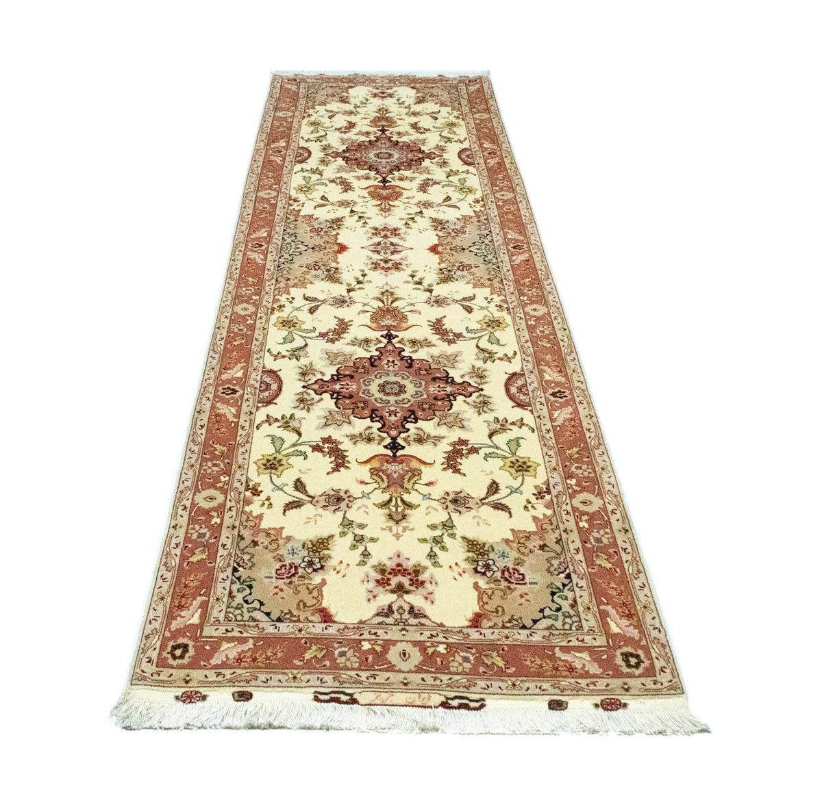 Runner Perser Rug - Tabriz - Royal - 313 x 84 cm - beige