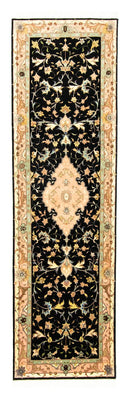 Runner Perser Rug - Tabriz - Royal - 294 x 85 cm - black
