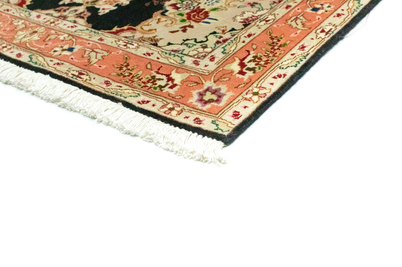 Runner Perser Rug - Tabriz - Royal - 215 x 83 cm - black