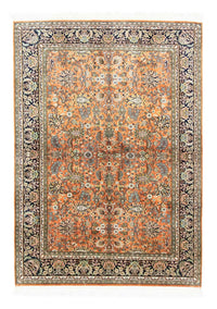 Silk Rug - Kashmir Silk - 181 x 130 cm - rust