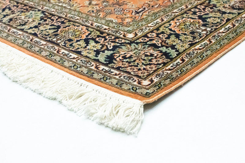 Silk Rug - Kashmir Silk - 181 x 130 cm - rust