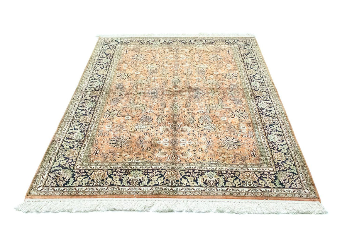 Silk Rug - Kashmir Silk - 181 x 130 cm - rust