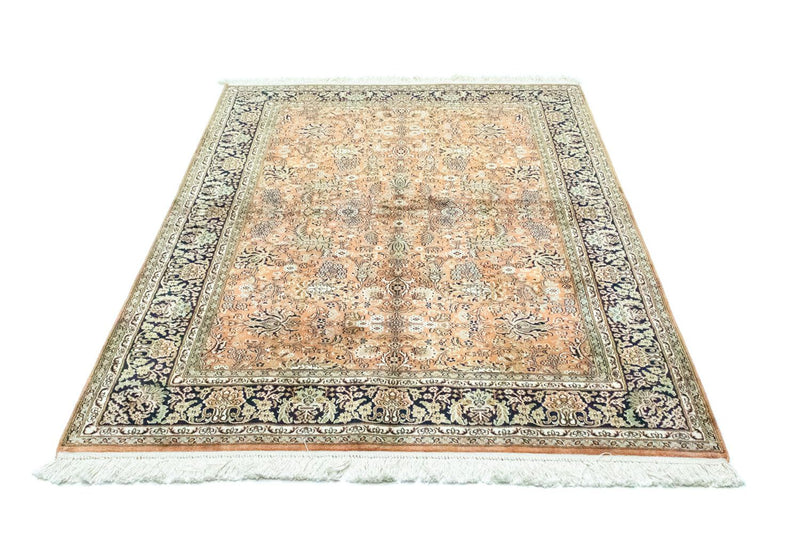 Silk Rug - Kashmir Silk - 181 x 130 cm - rust