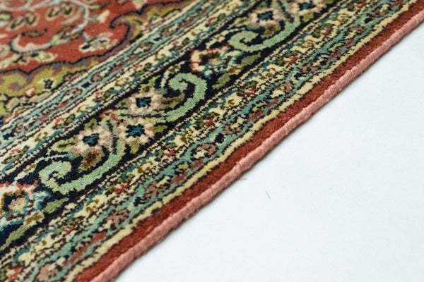 Silk Rug - Kashmir Silk - 94 x 64 cm - salmon