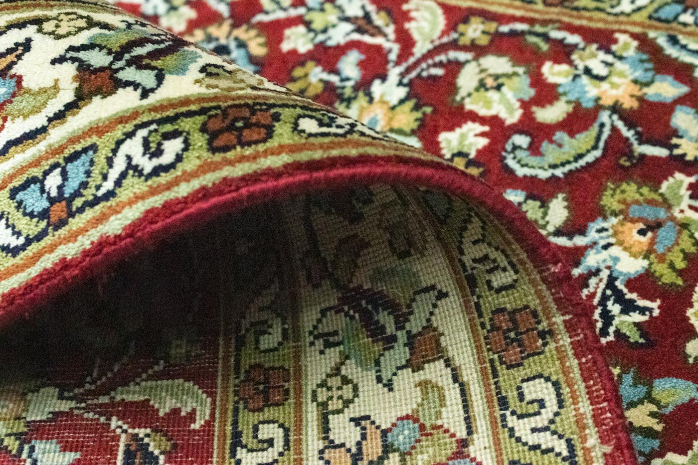 Kashmir Silk Rug 95x63cm - Oriental Rug