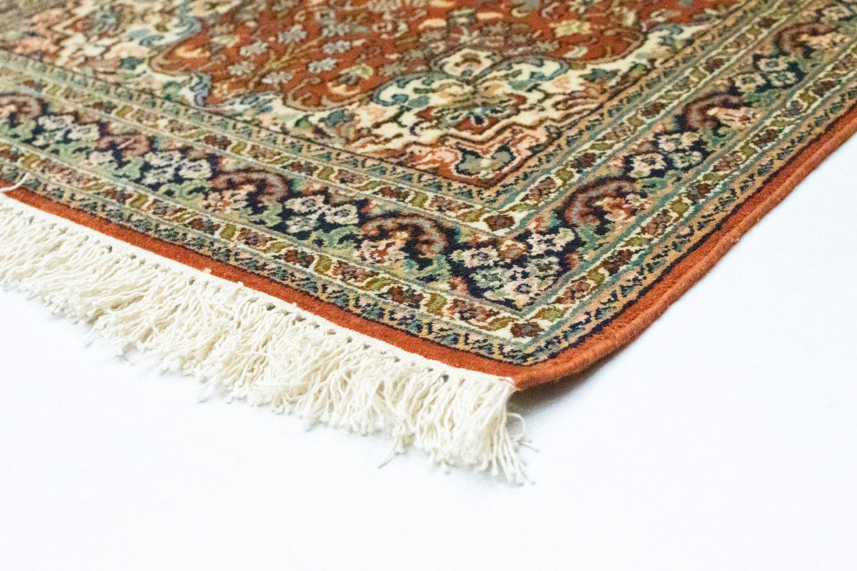 Silk Rug - Kashmir Silk - 94 x 63 cm - rust