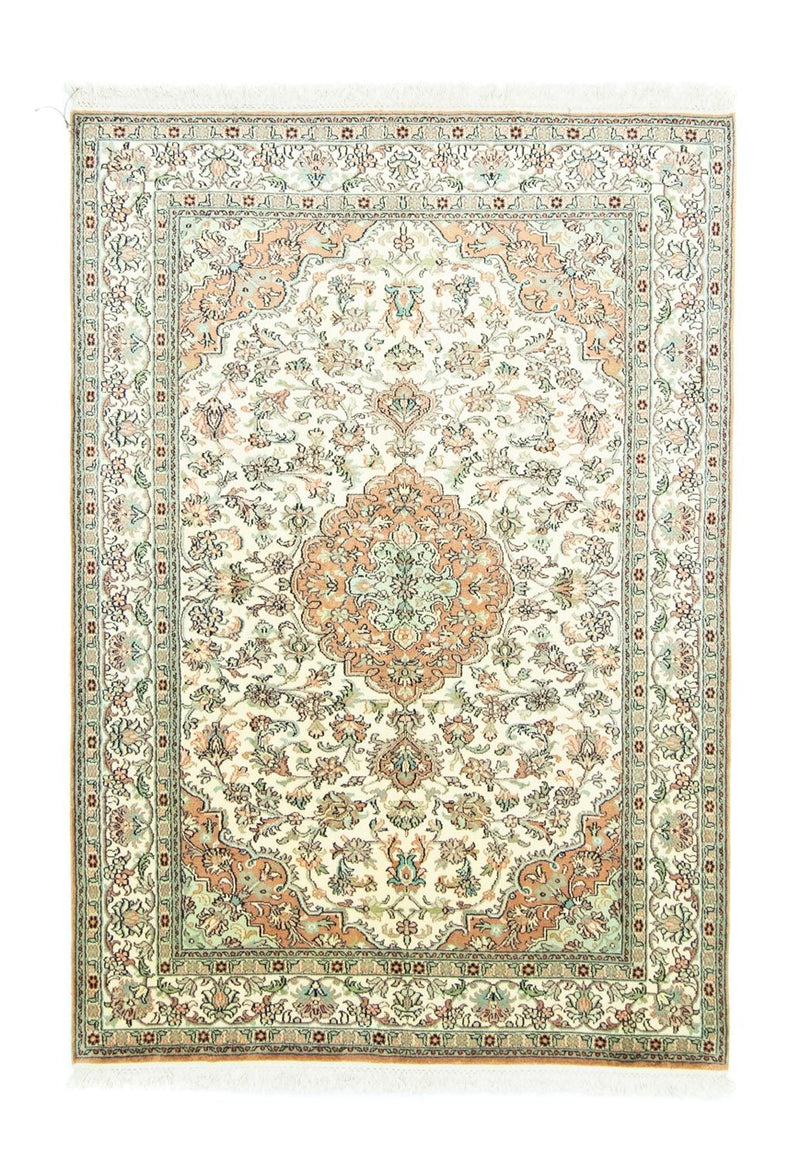 Silk Rug - Kashmir Silk - 183 x 129 cm - beige