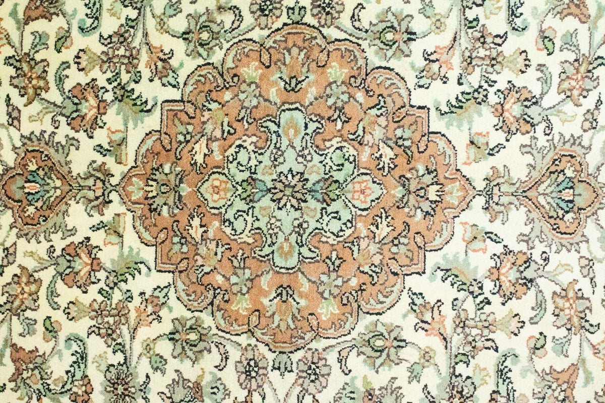 Silk Rug - Kashmir Silk - 183 x 129 cm - beige