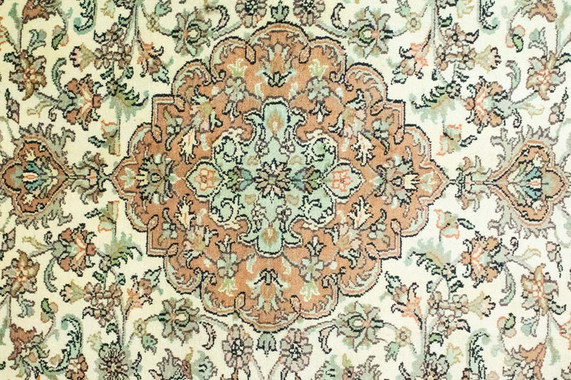 Silk Rug - Kashmir Silk - 183 x 129 cm - beige