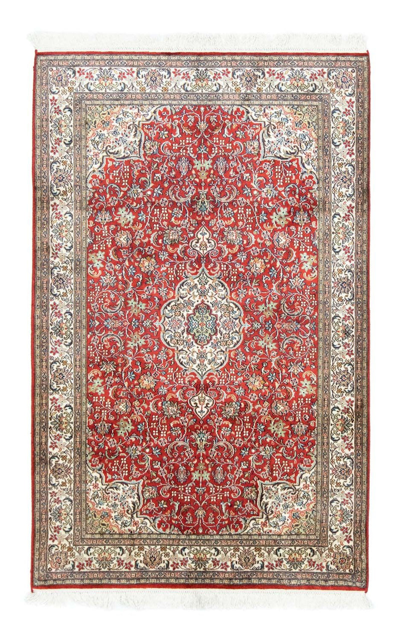 Silk Rug - Kashmir Silk - 159 x 100 cm - red