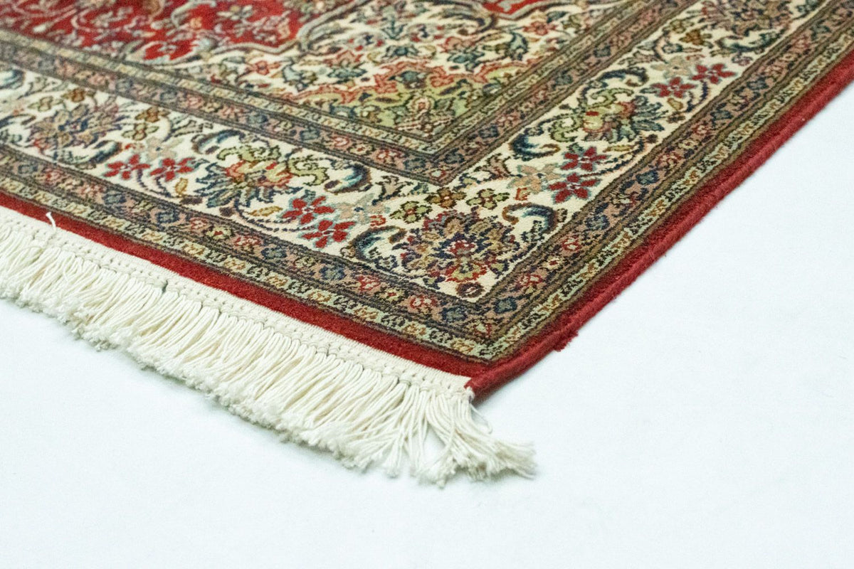Silk Rug - Kashmir Silk - 159 x 100 cm - red