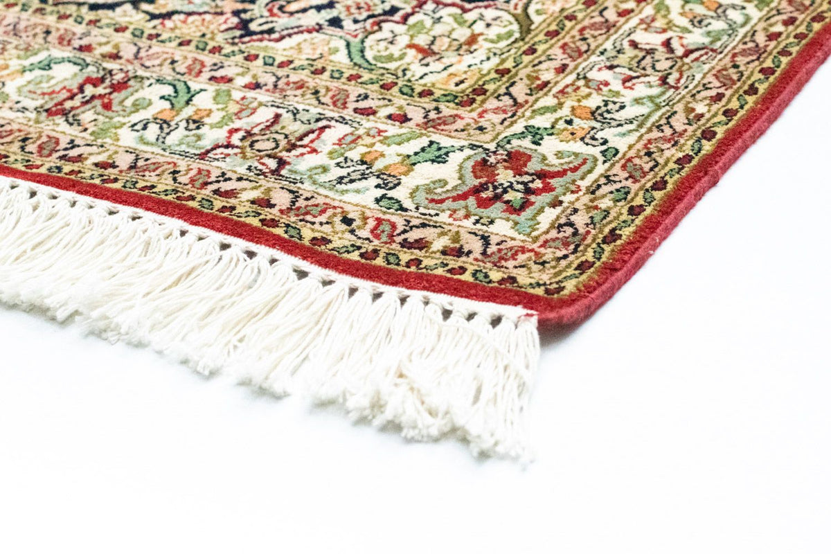 Runner Silk Rug - Kashmir Silk - 237 x 80 cm - red
