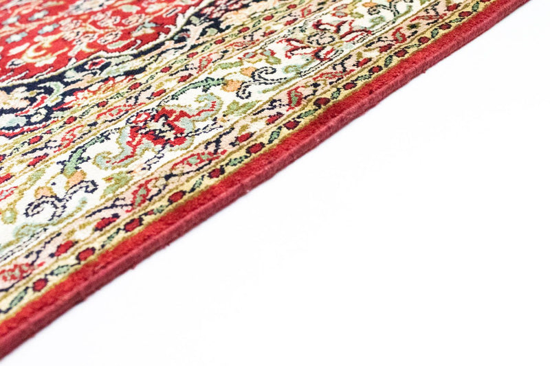 Runner Silk Rug - Kashmir Silk - 237 x 80 cm - red