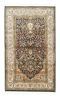 Silk Rug - Kashmir Silk - 156 x 95 cm - blue