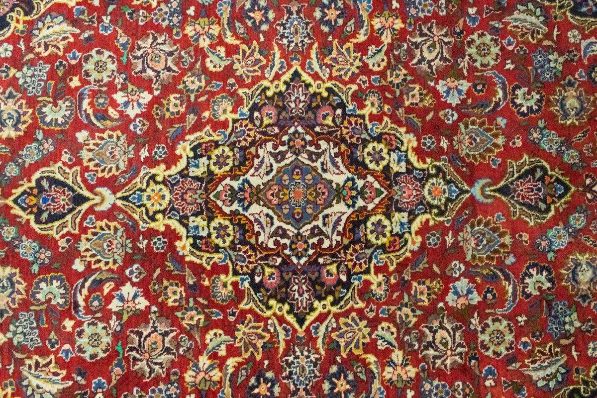 Perser Rug - Keshan - 214 x 144 cm - red