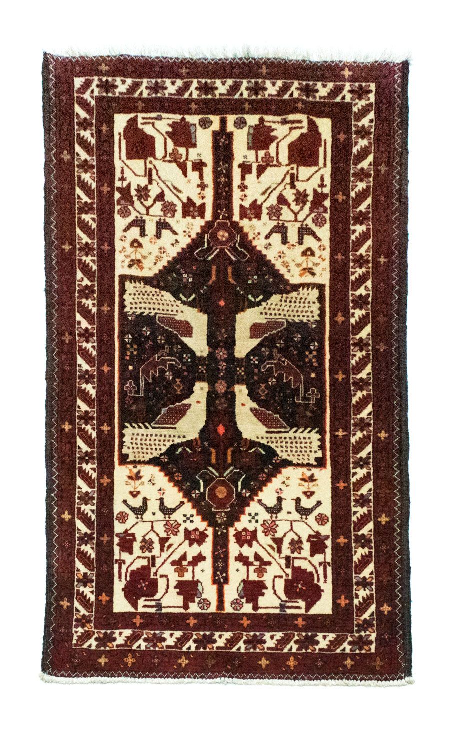Runner Belutsch Rug - 183 x 95 cm - beige