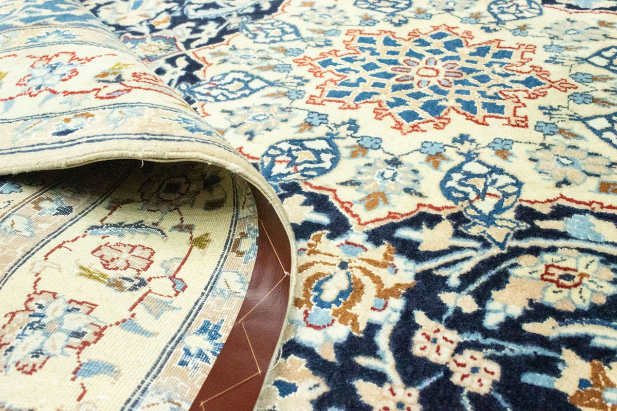 Perser Rug - Nain - Royal - 227 x 138 cm - dark blue