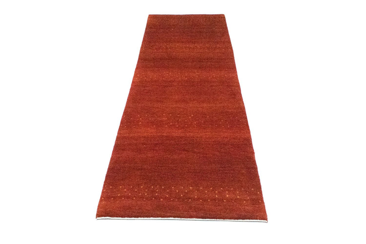 Runner Gabbeh Rug - Loribaft Perser - 266 x 70 cm - red