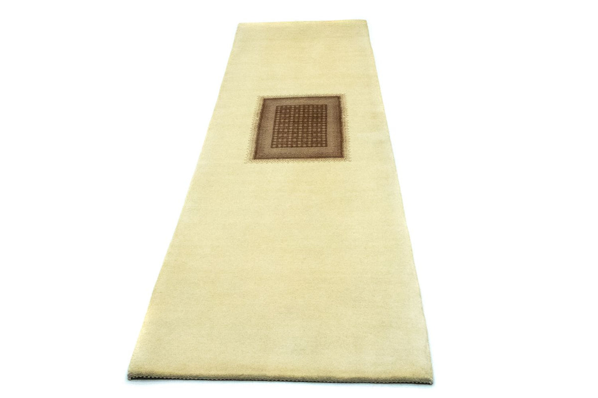 Runner Gabbeh Rug - Loribaft Perser - 271 x 70 cm - beige