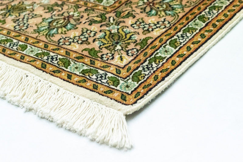 Silk Rug - Kashmir Silk - 183 x 125 cm - beige