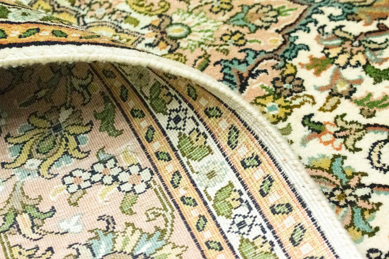 Silk Rug - Kashmir Silk - 183 x 125 cm - beige