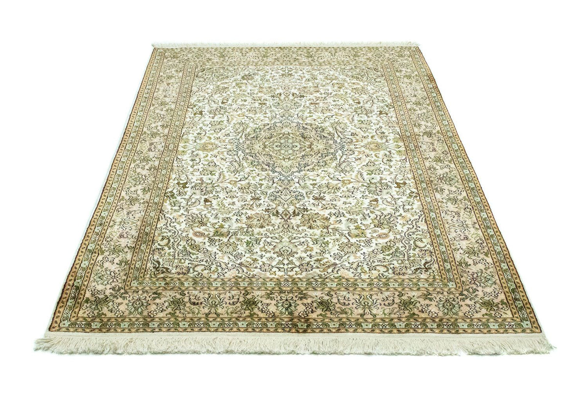 Silk Rug - Kashmir Silk - 183 x 125 cm - beige