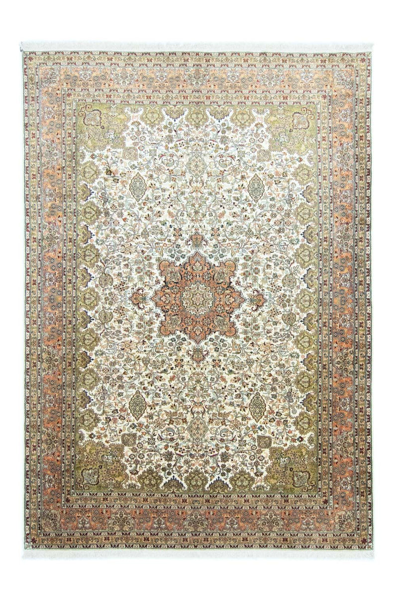 Silk Rug - Kashmir Silk - 308 x 217 cm - beige