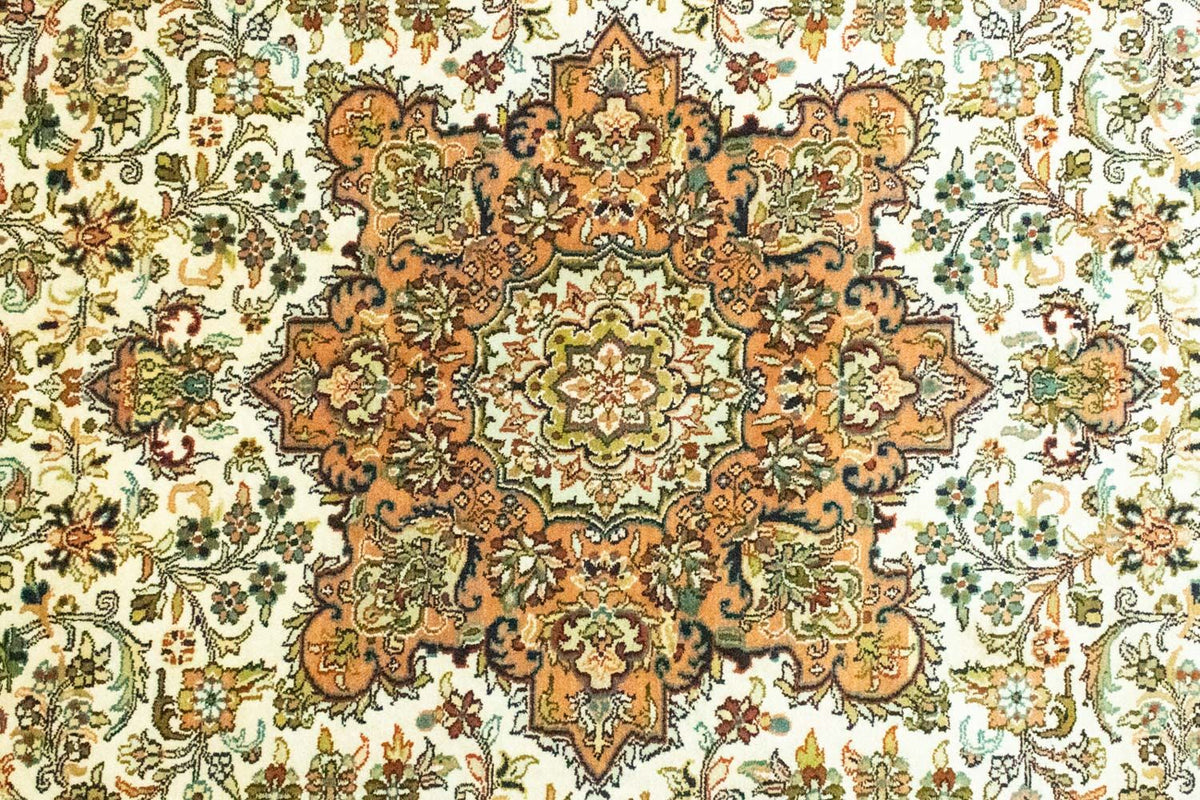 Silk Rug - Kashmir Silk - 308 x 217 cm - beige
