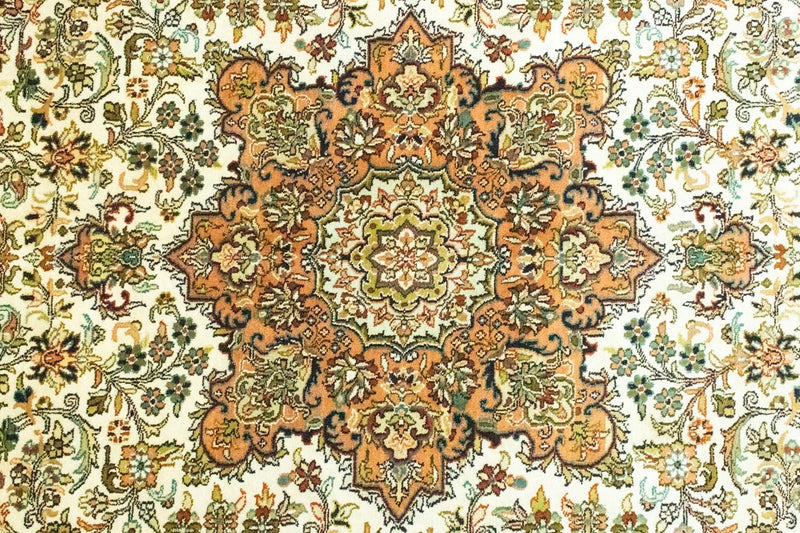 Silk Rug - Kashmir Silk - 308 x 217 cm - beige