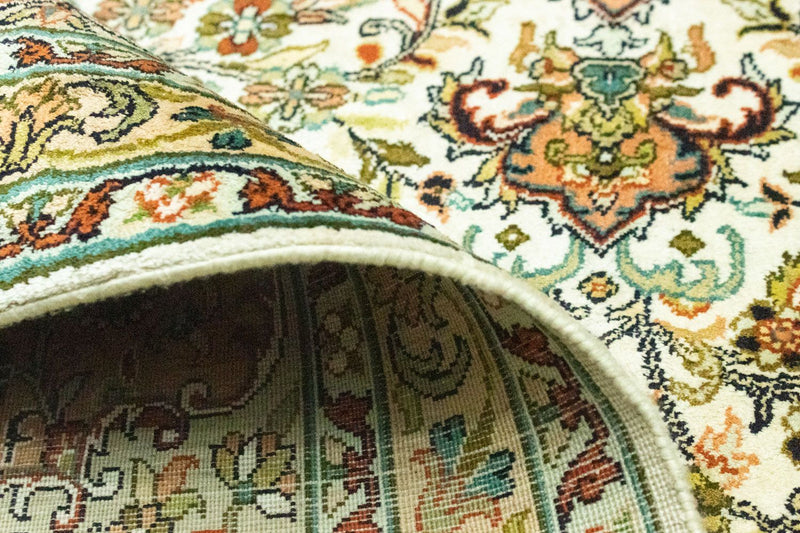 Silk Rug - Kashmir Silk - 308 x 217 cm - beige