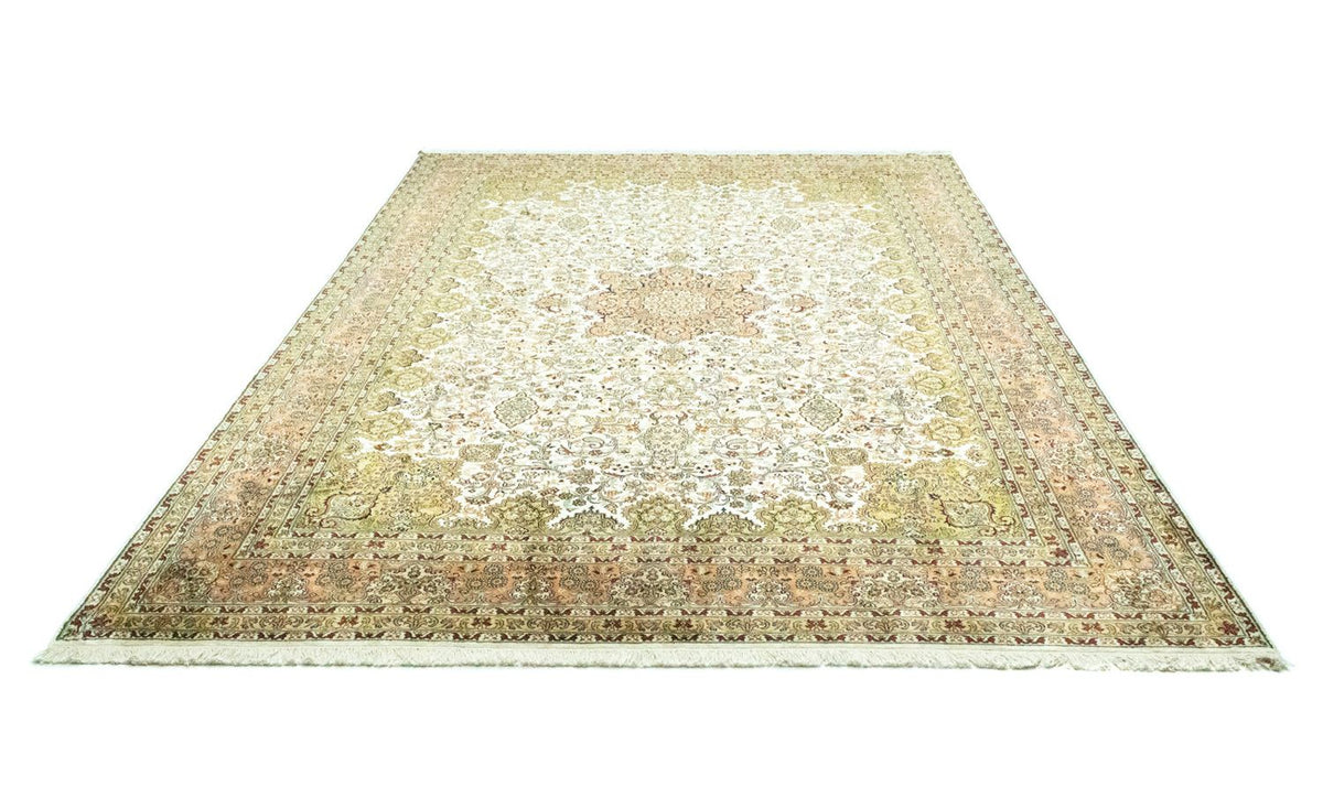 Silk Rug - Kashmir Silk - 308 x 217 cm - beige