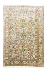 Silk Rug - Kashmir Silk - 274 x 184 cm - beige