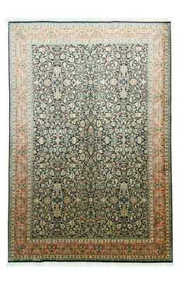 Silk Rug - Kashmir Silk - 315 x 214 cm - blue