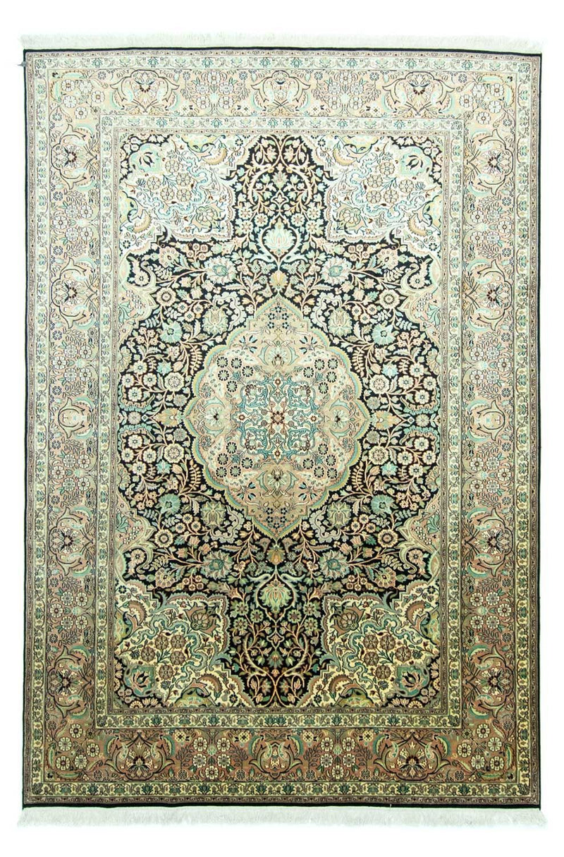 Silk Rug - Kashmir Silk - 311 x 213 cm - blue