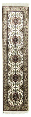 Runner Oriental Rug - Hereke - 305 x 76 cm - beige