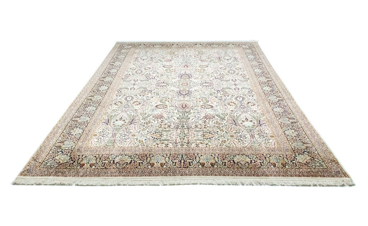 Silk Rug - Kashmir Silk - 316 x 211 cm - beige