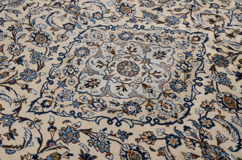 Perser Rug - Keshan - 349 x 248 cm - beige