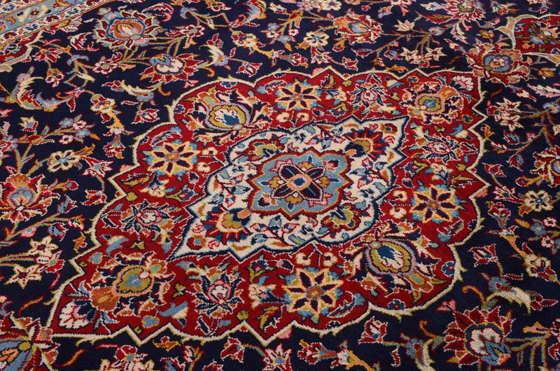 Perser Rug - Keshan - 368 x 246 cm - blue