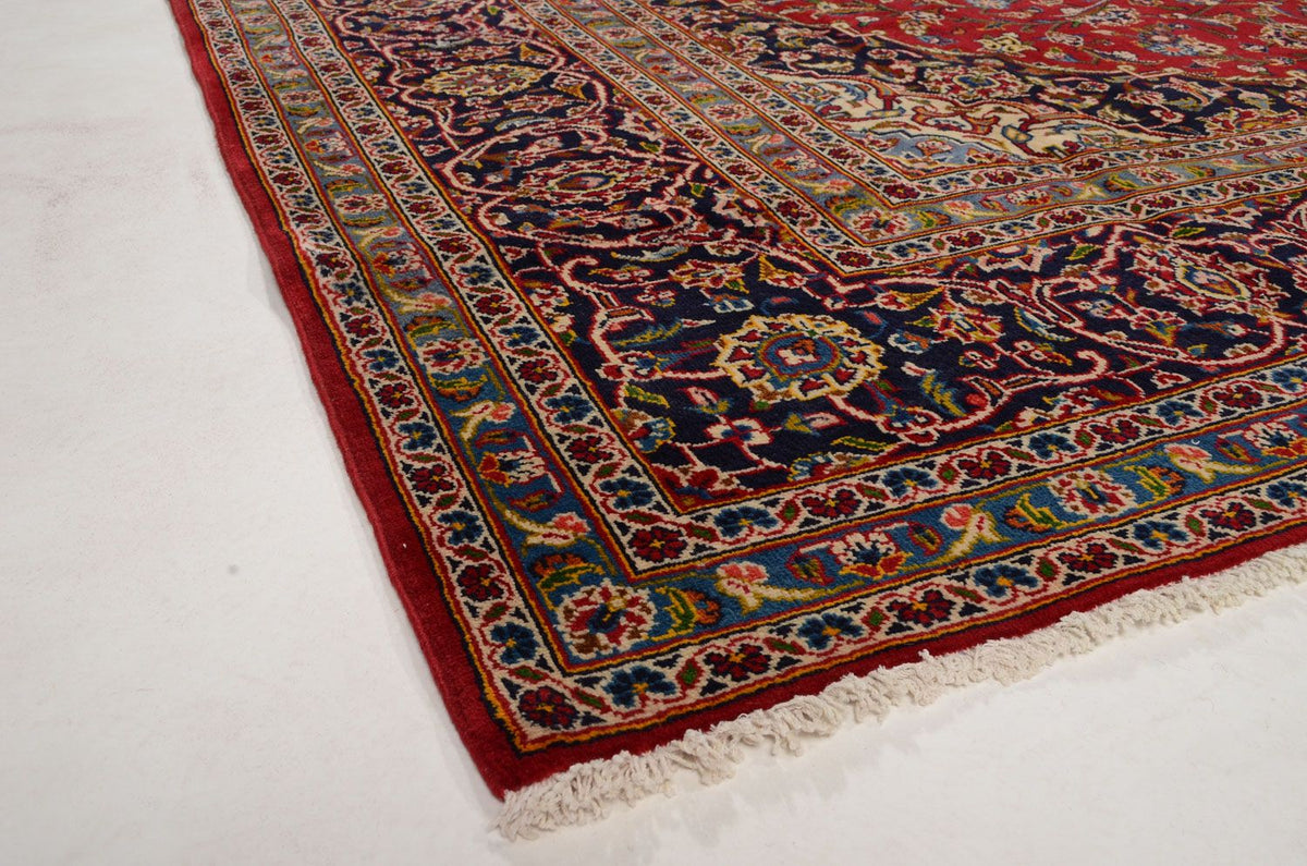 Perser Rug - Keshan - 359 x 242 cm - red