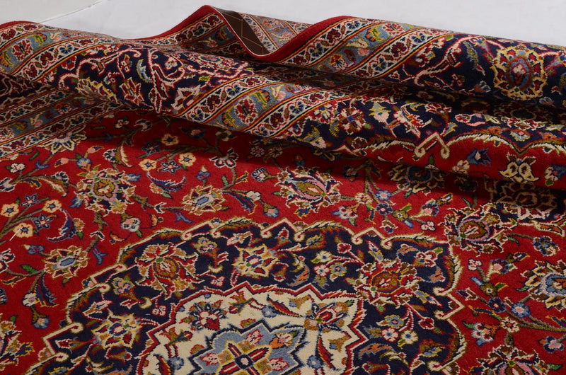 Perser Rug - Keshan - 359 x 242 cm - red