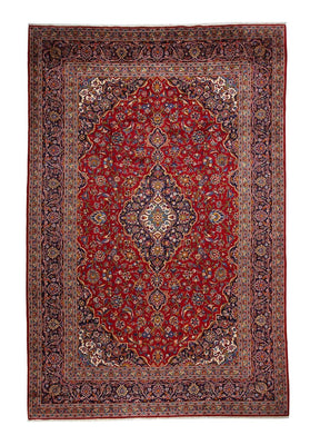 Perser Rug - Keshan - 378 x 253 cm - red