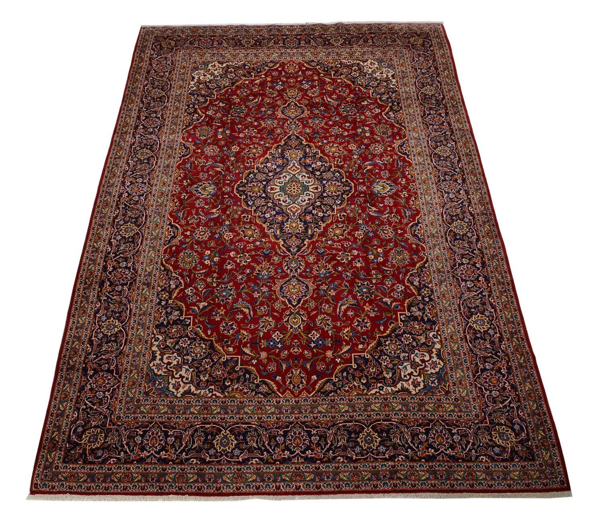 Perser Rug - Keshan - 378 x 253 cm - red