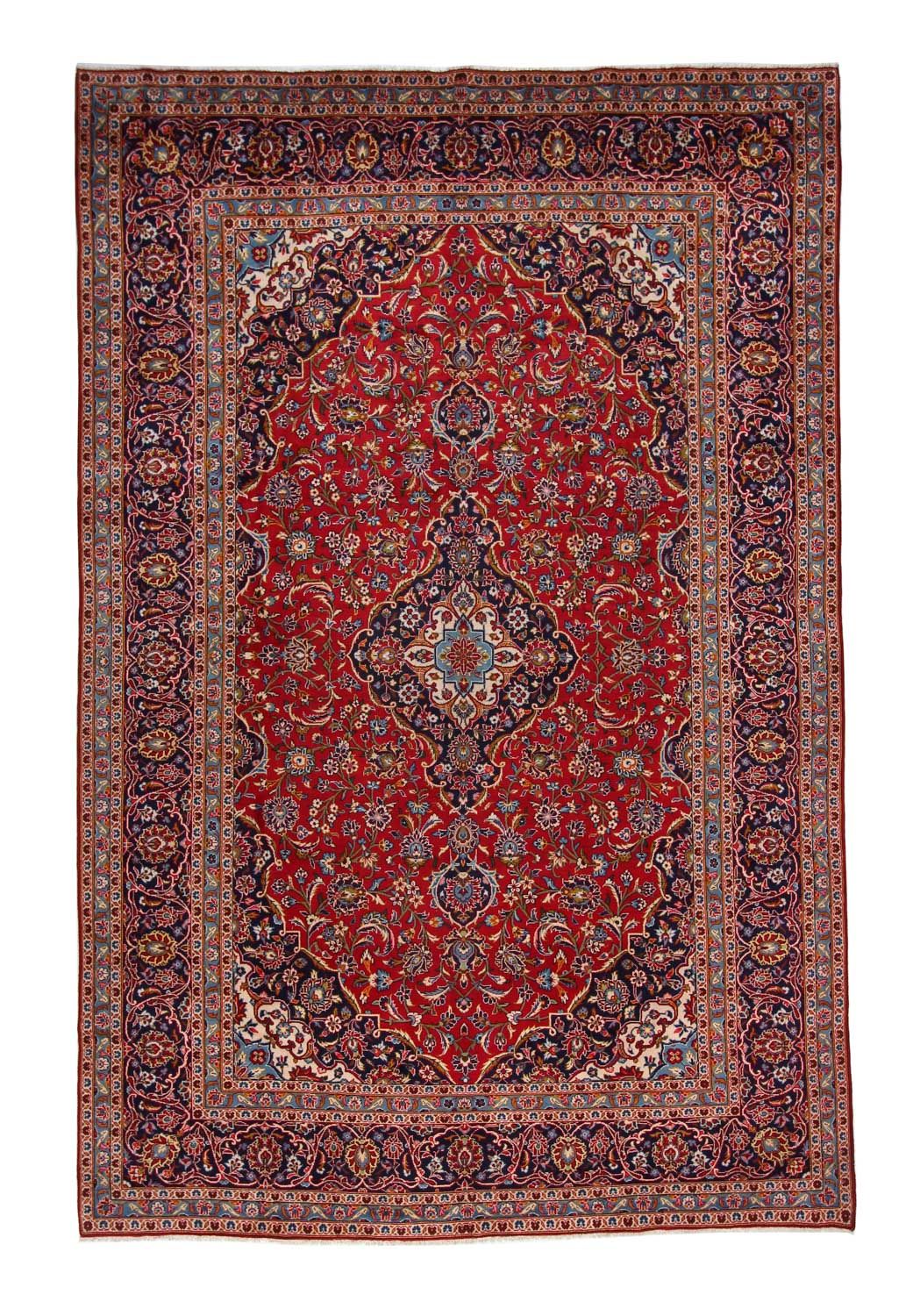 Perser Rug - Keshan - 380 x 254 cm - red