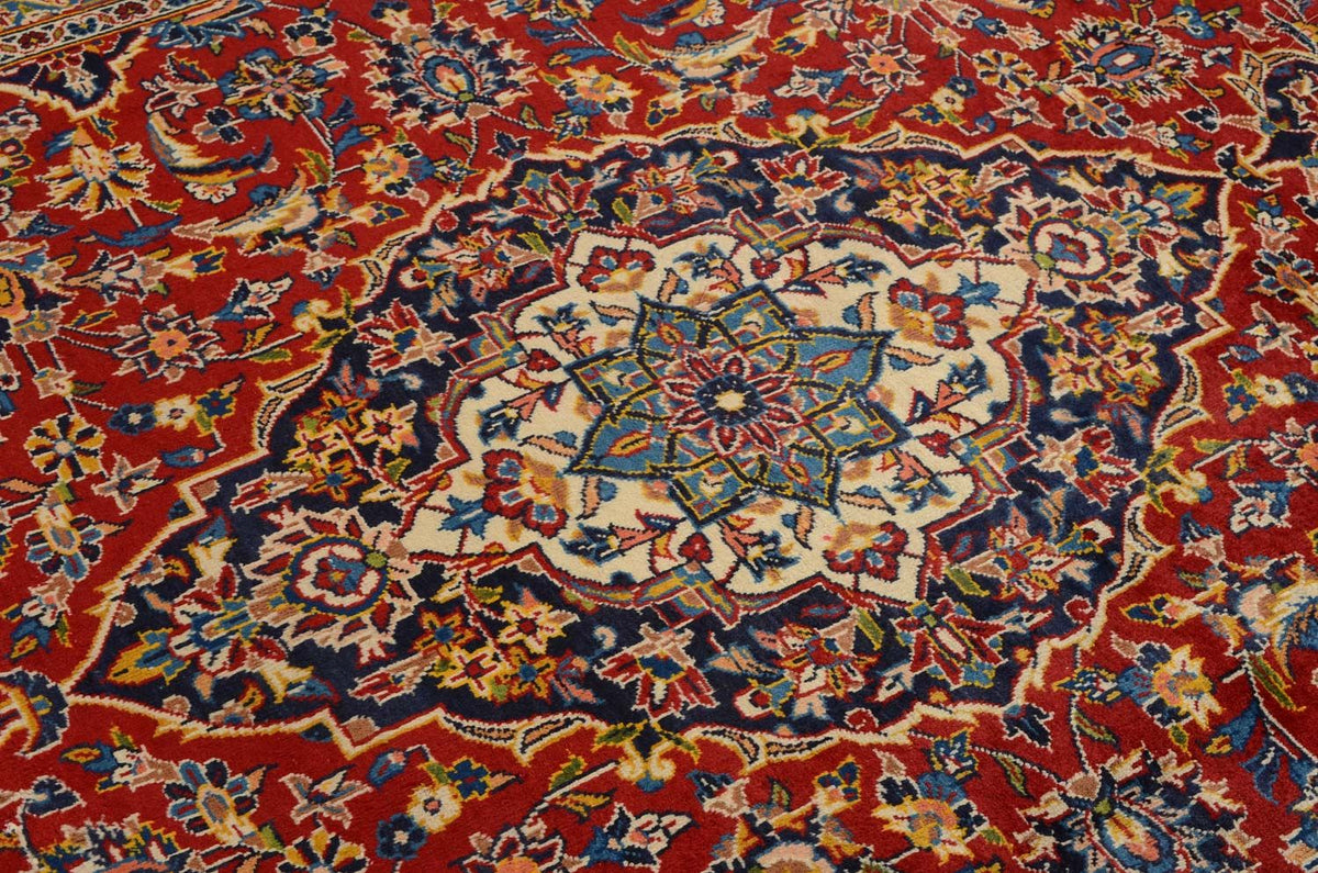 Perser Rug - Keshan - 350 x 240 cm - red